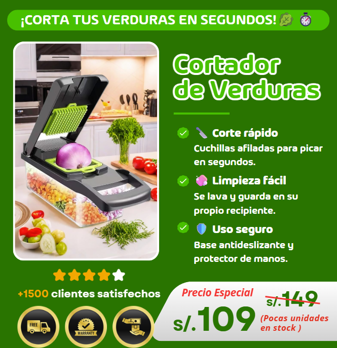 Cortador de verduras